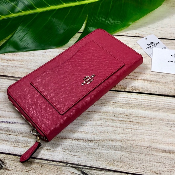 COACH * ACCORDION ZIP WALLET - Picture 5 of 8